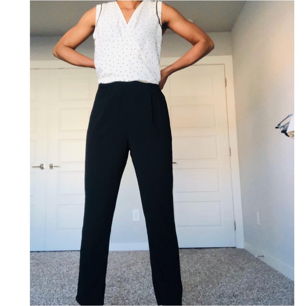 Black and White Jumpsuit - Picture 4 of 10
